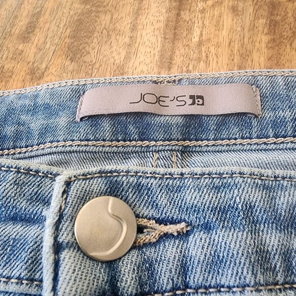 Joe's Jeans Womens 28 Light Blue Distressed Ripped Skinny Stretch Denim Ripon - Picture 3 of 10
